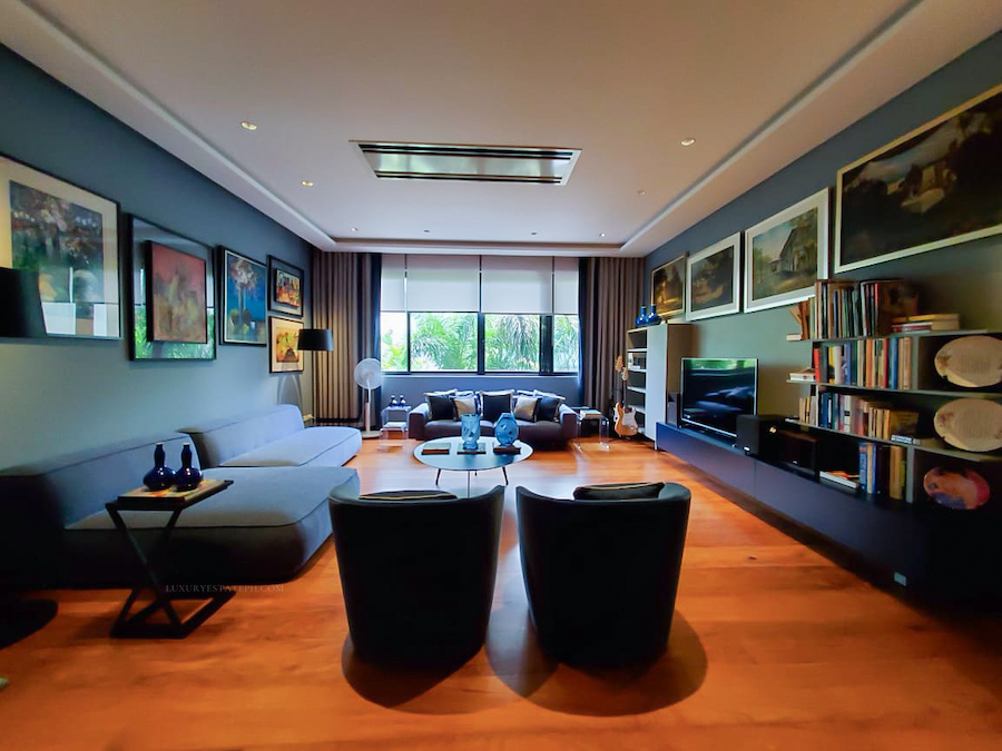 Modern Tips for Creating a Luxurious Home - RARE Properties - Personal Touch - Ayala Alabang House - Art Collection - Bookshelves - Music Room - Family Room