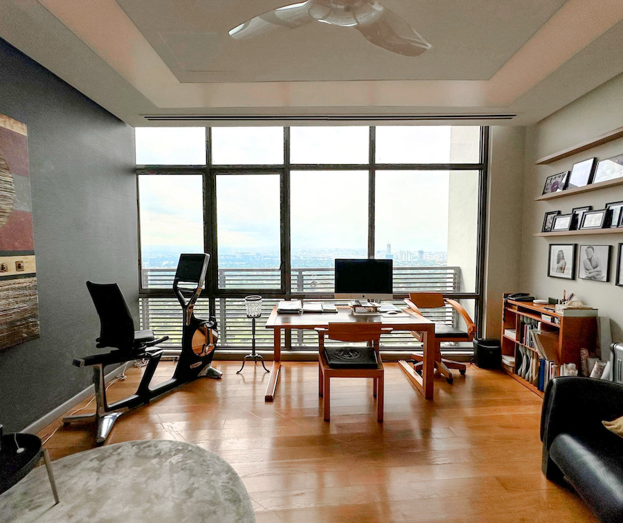 LEPH - How to Design the Perfect Home Office Space - Home Office at the Penthouse in Bellagio BGC