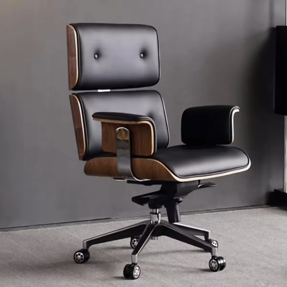 LEPH - How to Design the Perfect Home Office Space - Leather Chair